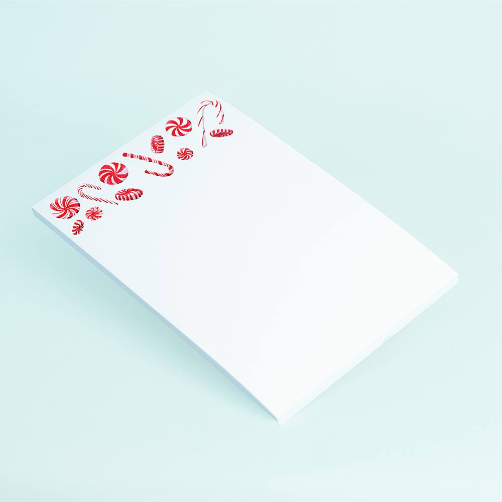 Candy Canes & Peppermints Notepad