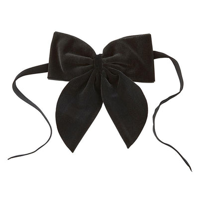 Black Velvet Bow Napkin Ties