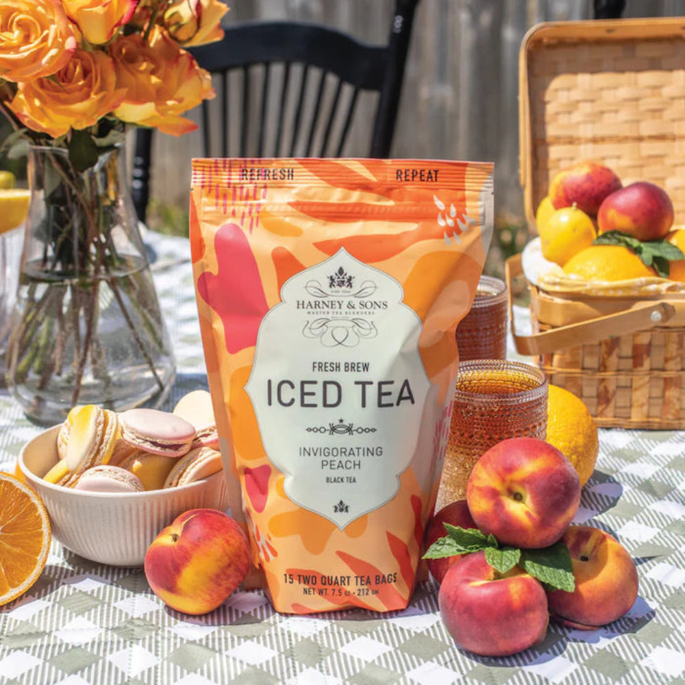 Invigorating Peach Iced Tea