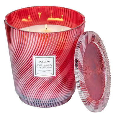 Crushed Candy Cane Candles