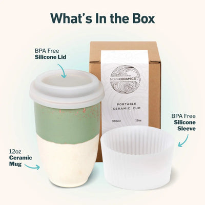 Ceramic Travel Mugs 12oz