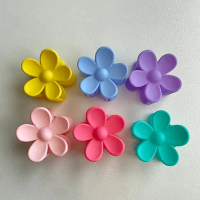 Flower Claw Clip- Brights