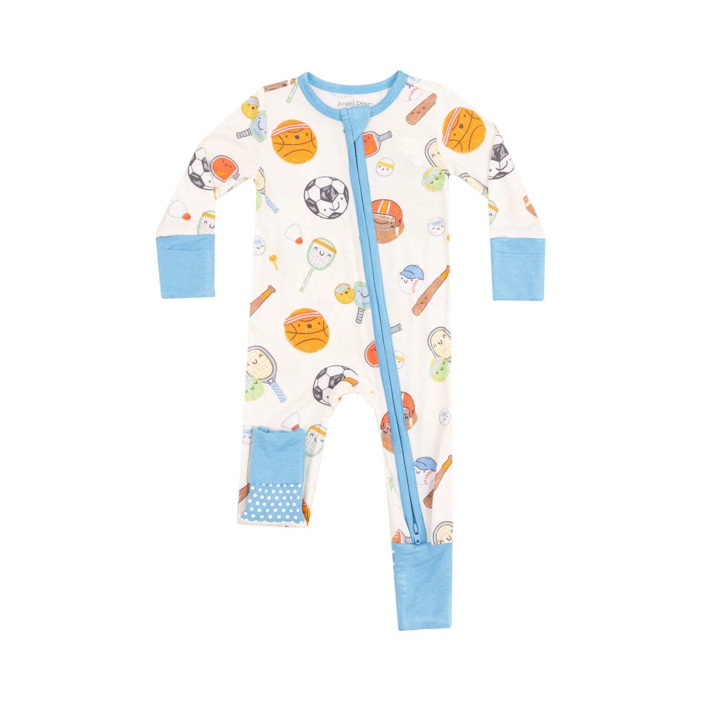 Sport Ball Friends Zipper Romper