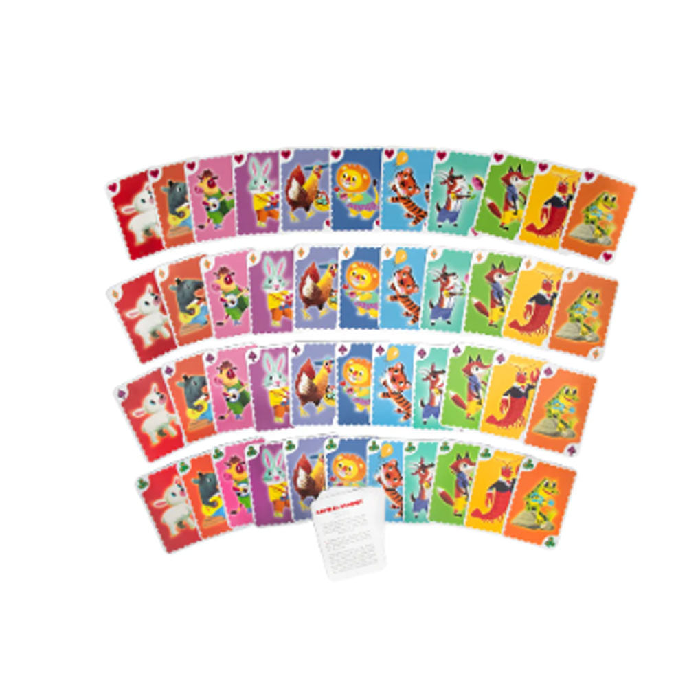 Animal Rummy Playing Cards
