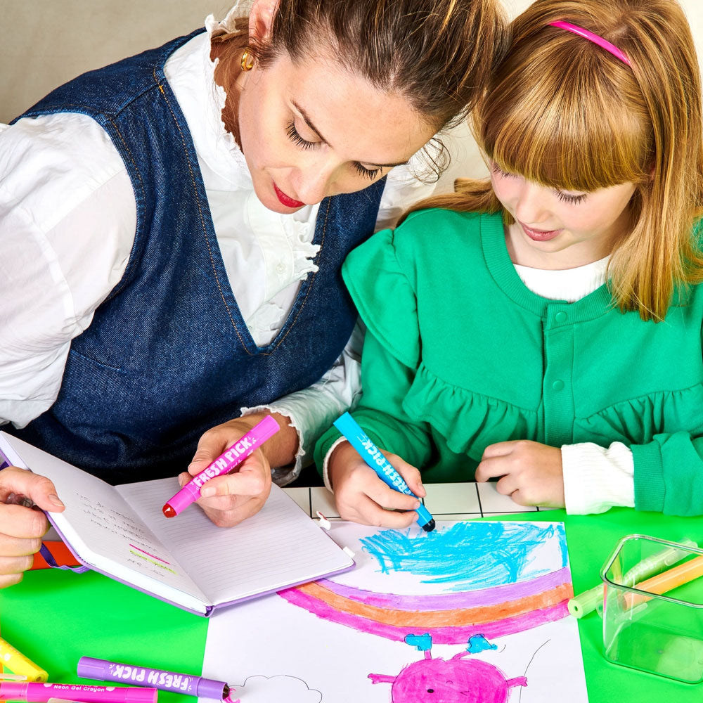 Fresh Pick Apple Scented Neon Gel Crayons