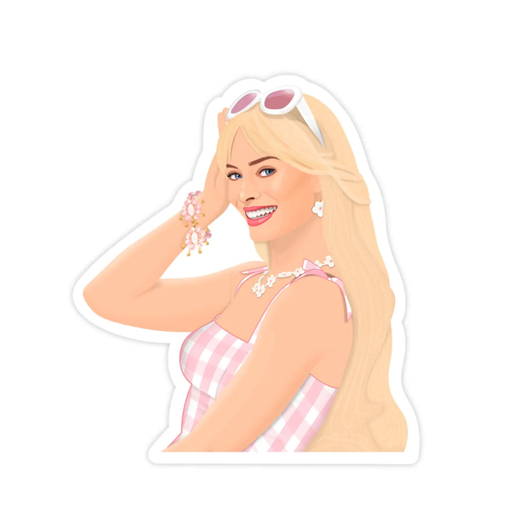 Beach Barbie Sticker