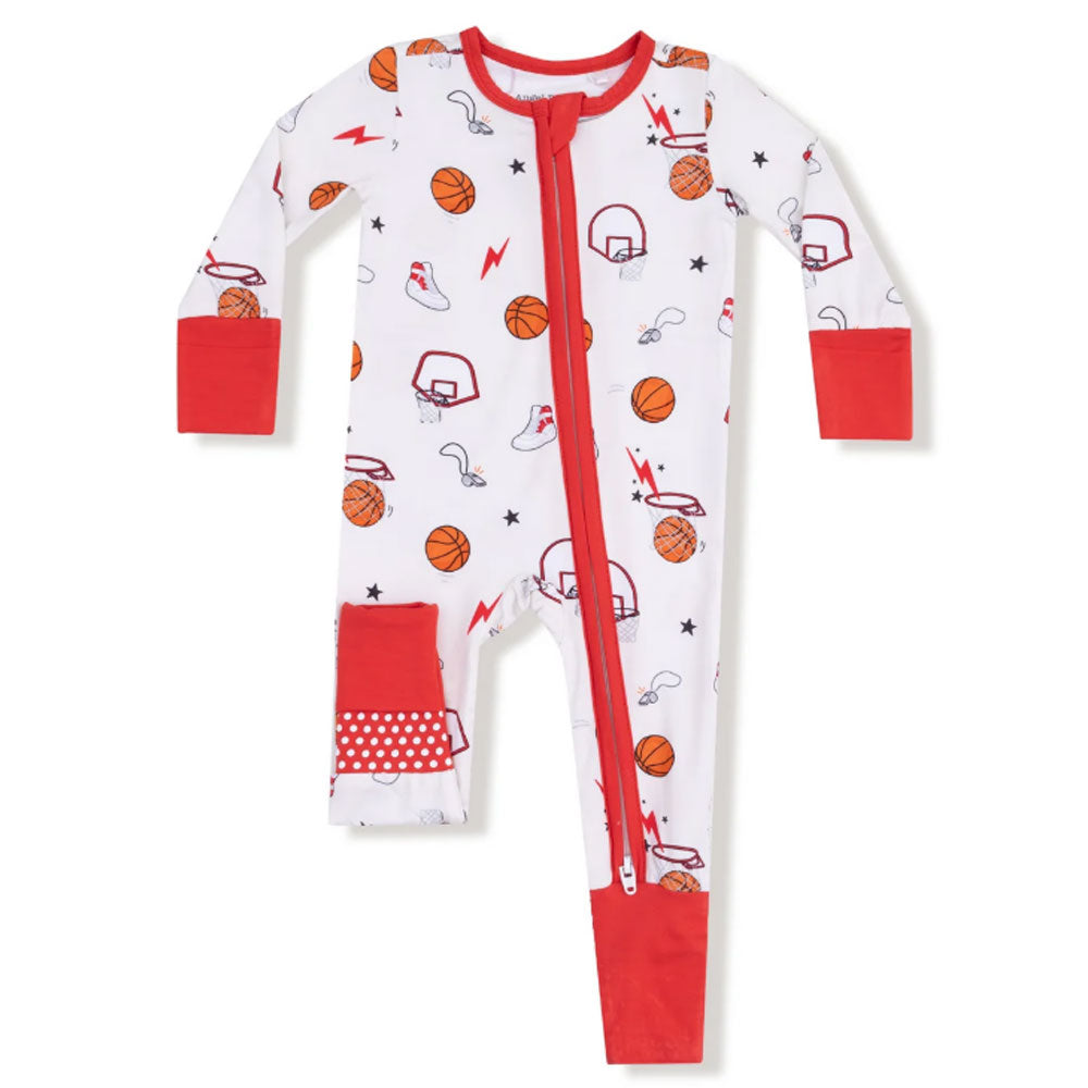 Basketball Uni Zipper Romper