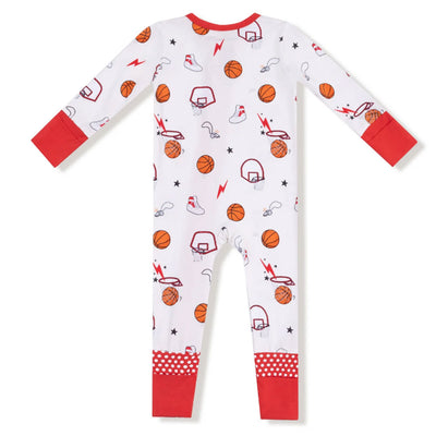 Basketball Uni Zipper Romper