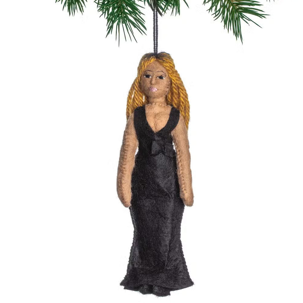 Beyonce Felt Ornament