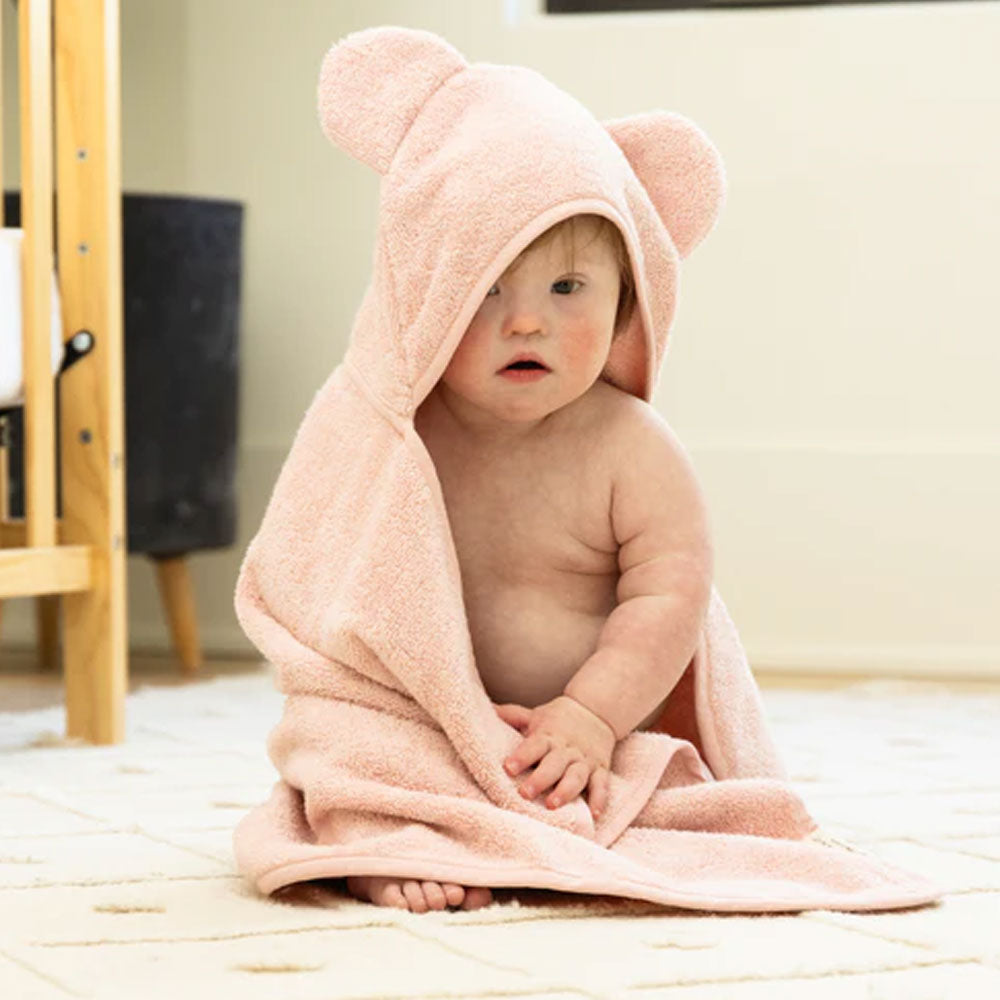 Hooded Towel + Wash Mitt Set