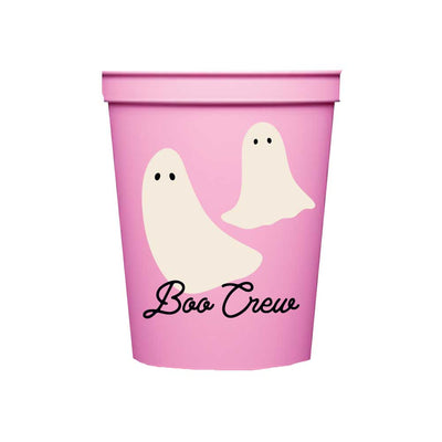 Boo Crew Pink Stadium Cups
