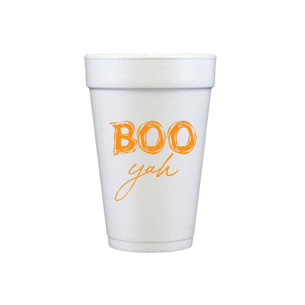 Boo Yah Foam Cups