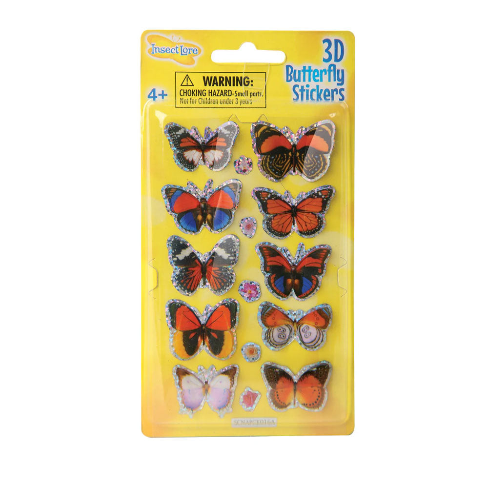 3D Butterfly Stickers