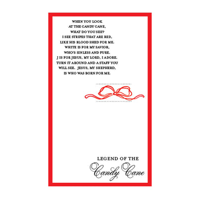 Legend of the candy Cane Card