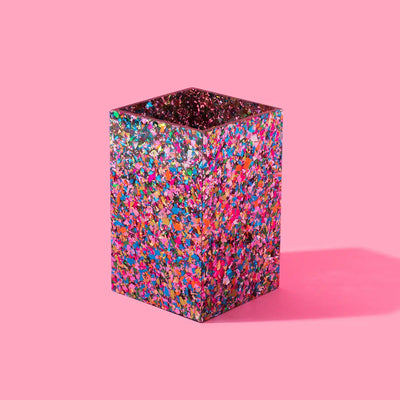 Colorful Confetti Pen Cup