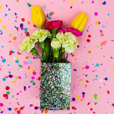 Colorful Confetti Pen Cup
