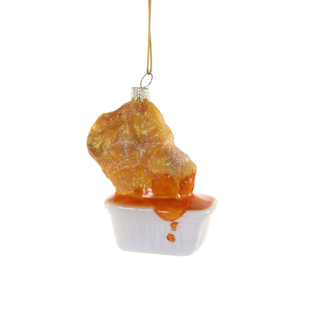 Chicken Nugget w/Dipping Sauce Ornament