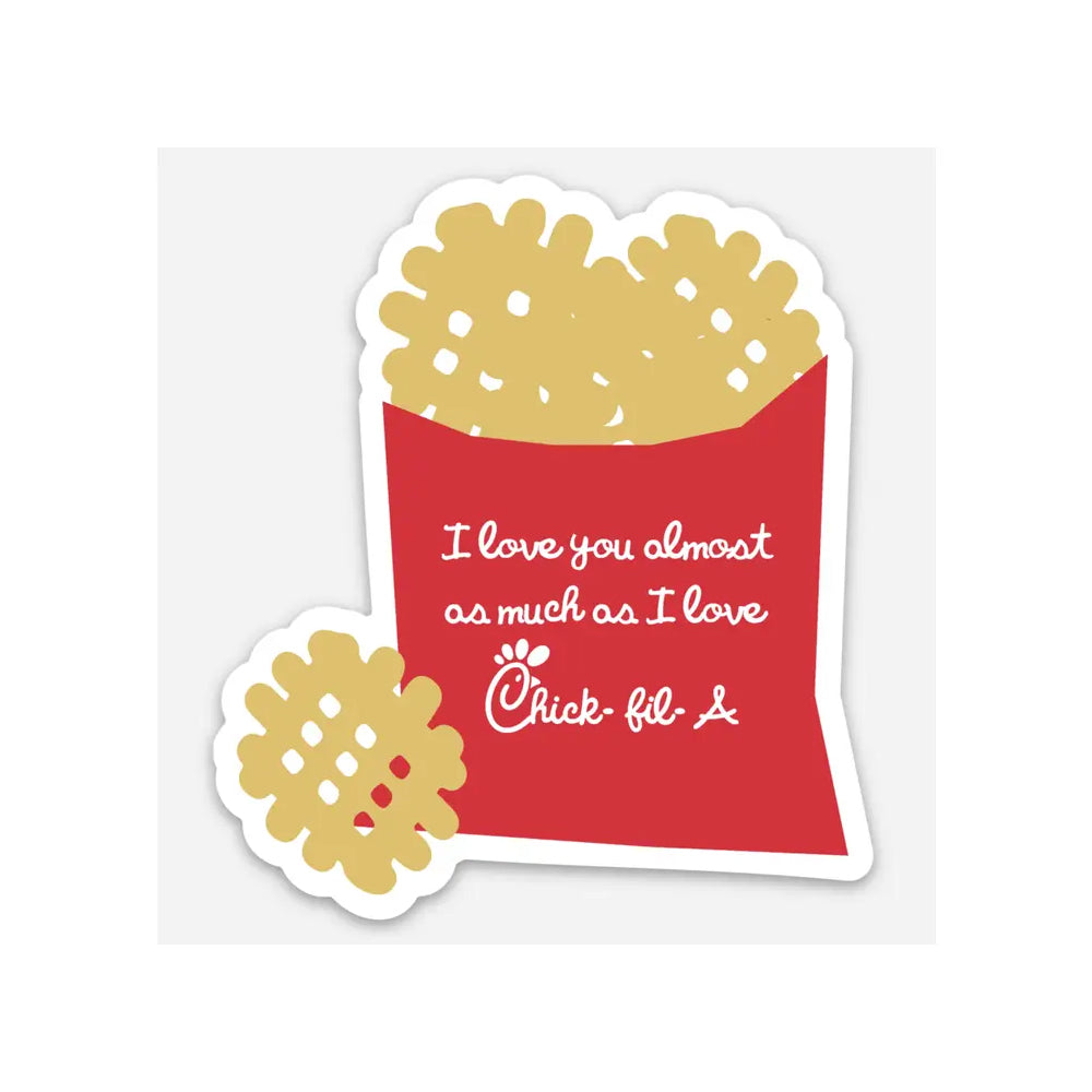 Love for Chick-fil-a Sticker