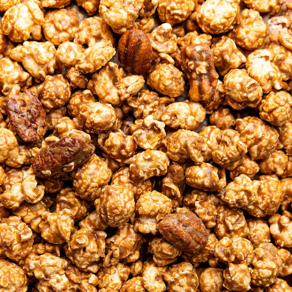 Cinnamon Bourbon Pecan Popcorn