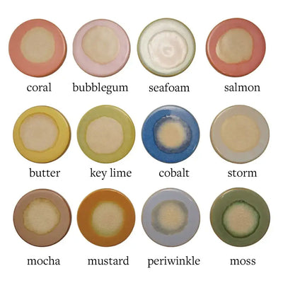 Stoneware Coaster Reactive Glaze