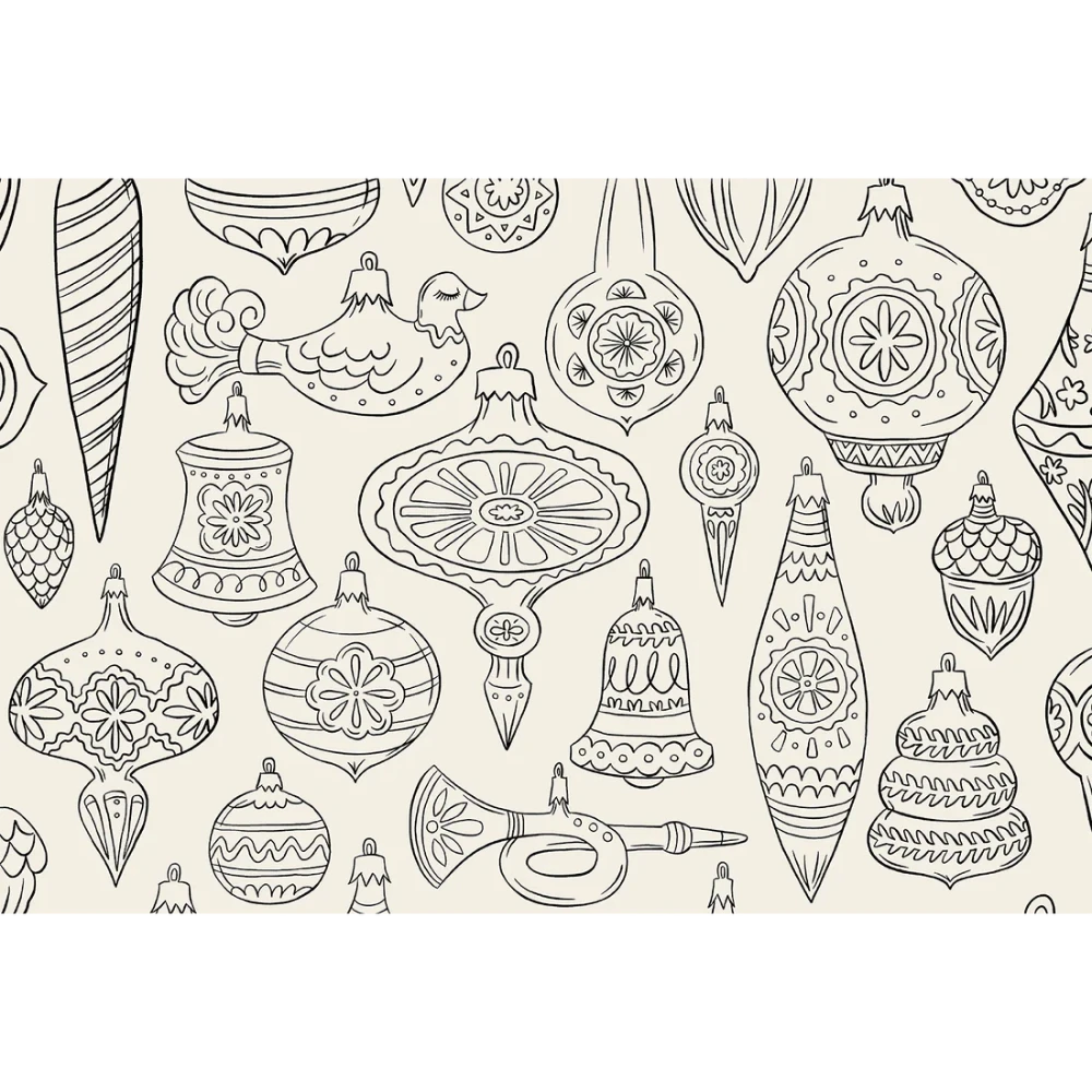 Holiday Coloring Placemats