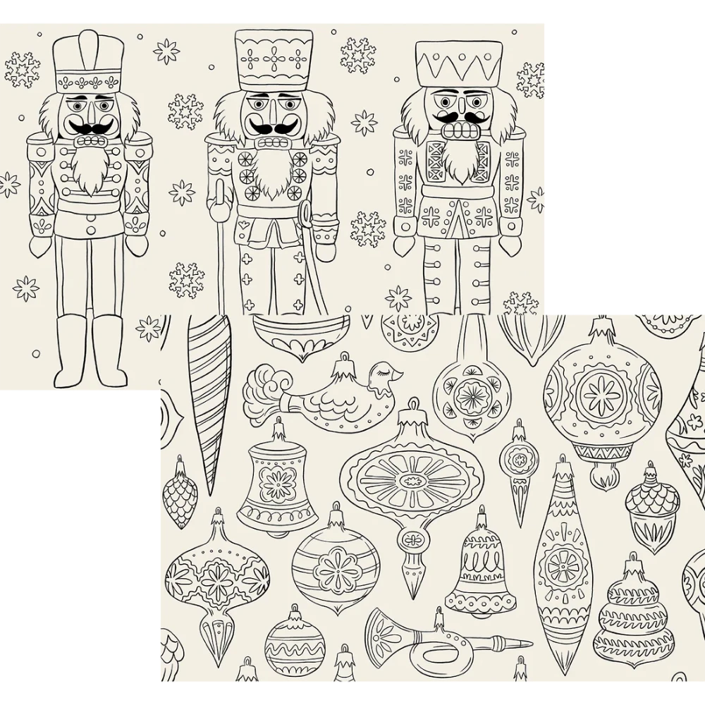 Holiday Coloring Placemats