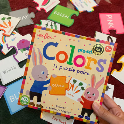Pre-school Colors Puzzle Pairs
