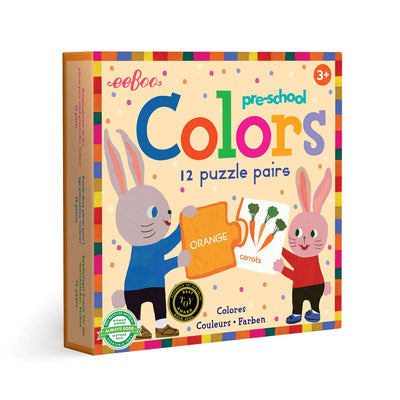 Pre-school Colors Puzzle Pairs