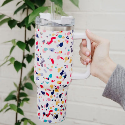 Playful Pattern Tumbler - 40 oz