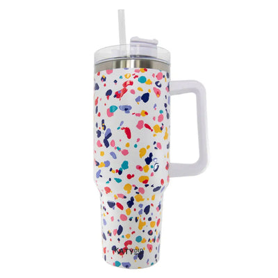 Playful Pattern Tumbler - 40 oz