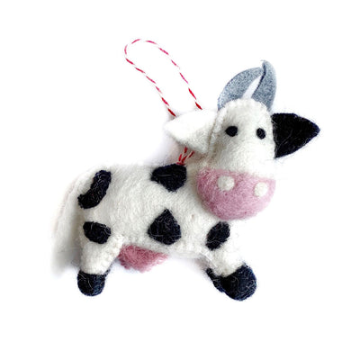 Farm Animal Wool Ornaments