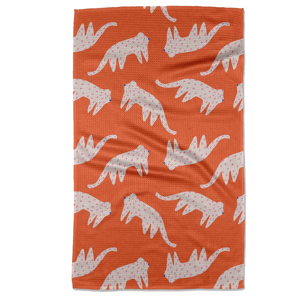 Cute Cheetah Kitchen Tea Towel
