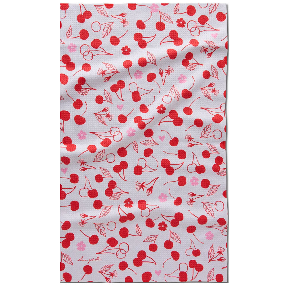 Cute Cherry Kitchen Tea Towel
