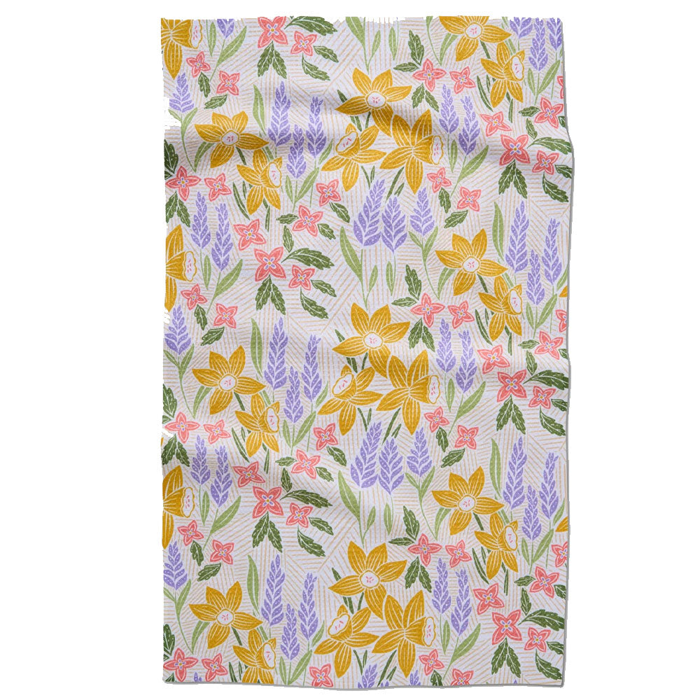 Daffodil Dreams Kitchen Tea Towel