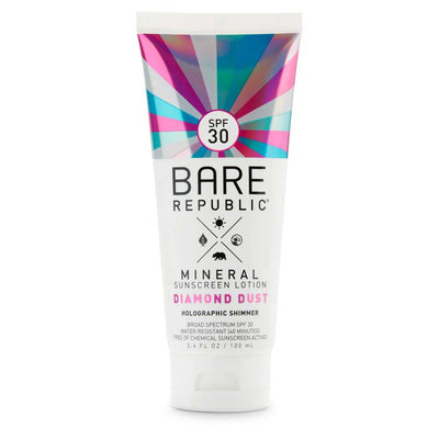 SPF30 Bare Republic Diamond Dust Shimmer Lotion