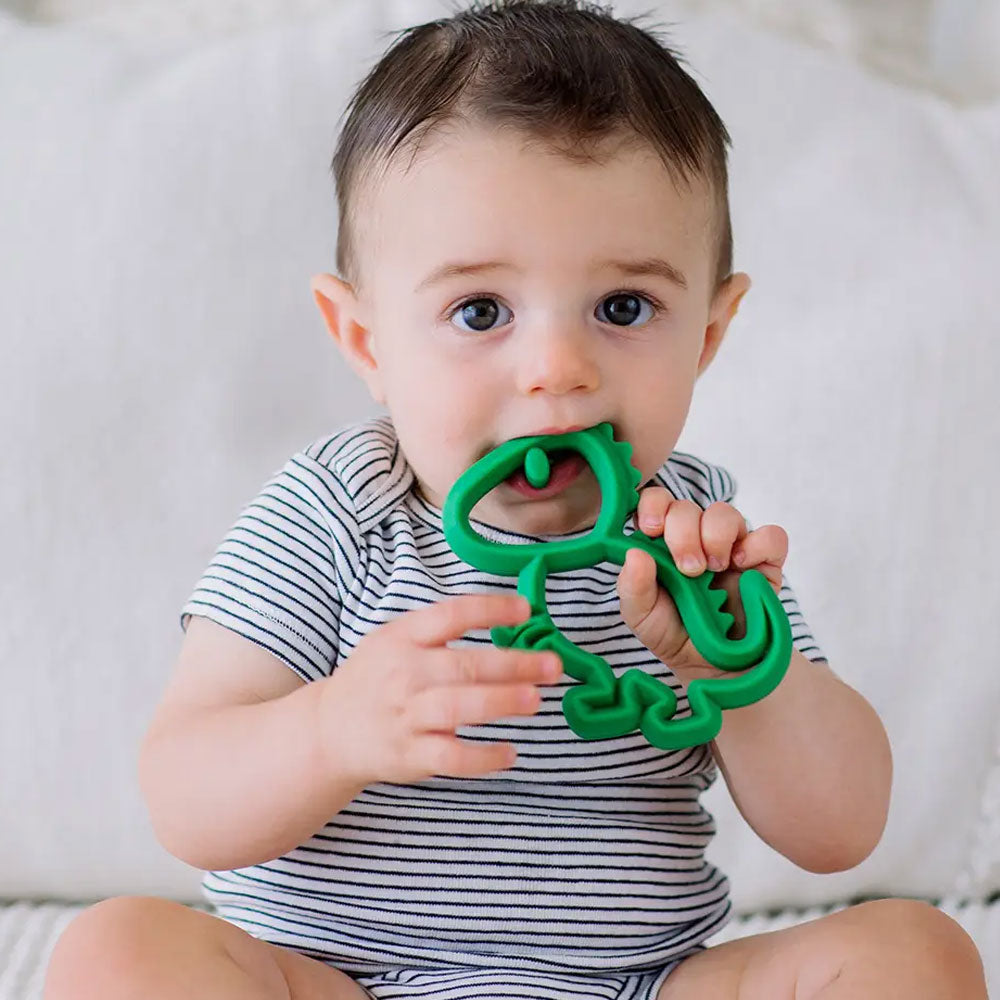 Dino Silicone Baby Teether
