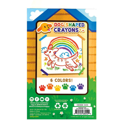Pawsome Dog Crayons (set of 6)