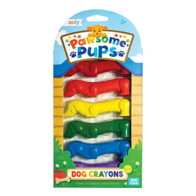 Pawsome Dog Crayons (set of 6)