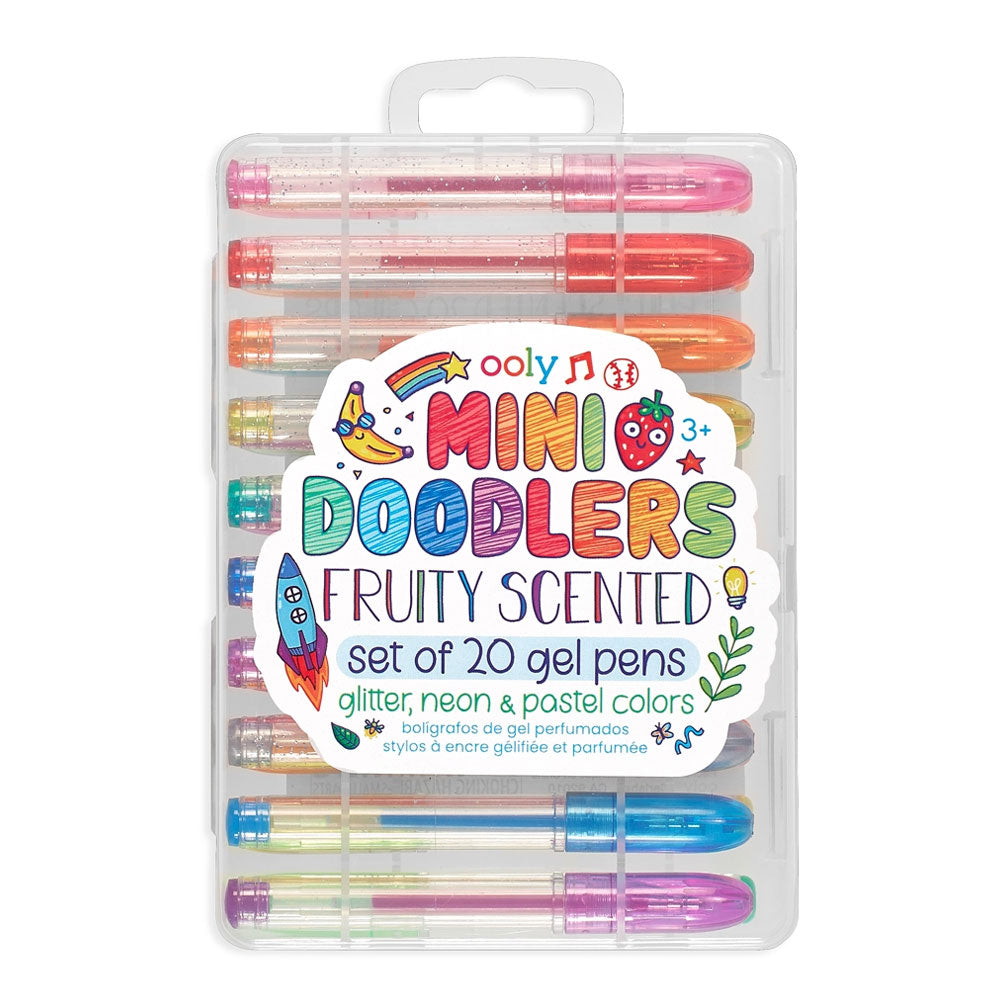 Mini Doodlers Fruit Scented Gel Pens (set of 20)