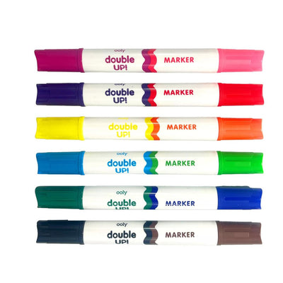 Double Up! Double Ended Markers (Set of 6)