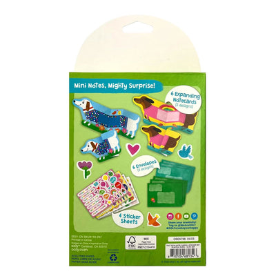 Tiny Tadas! Note Cards & Sticker Kit - Playful Pups