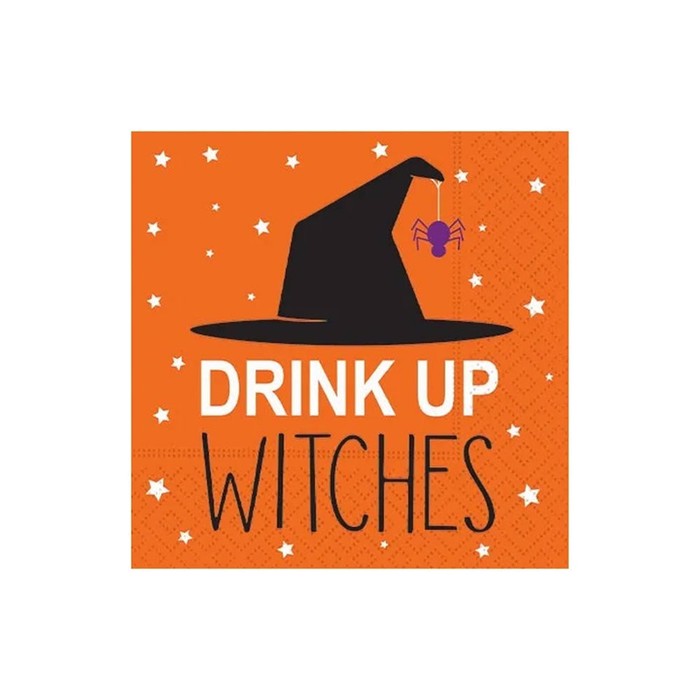 Drink Up Witches Beverage Napkin