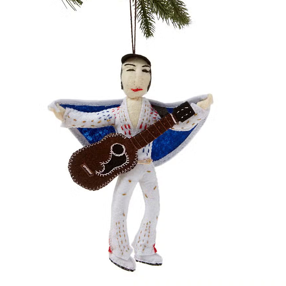 Elvis Presley Felt Ornament