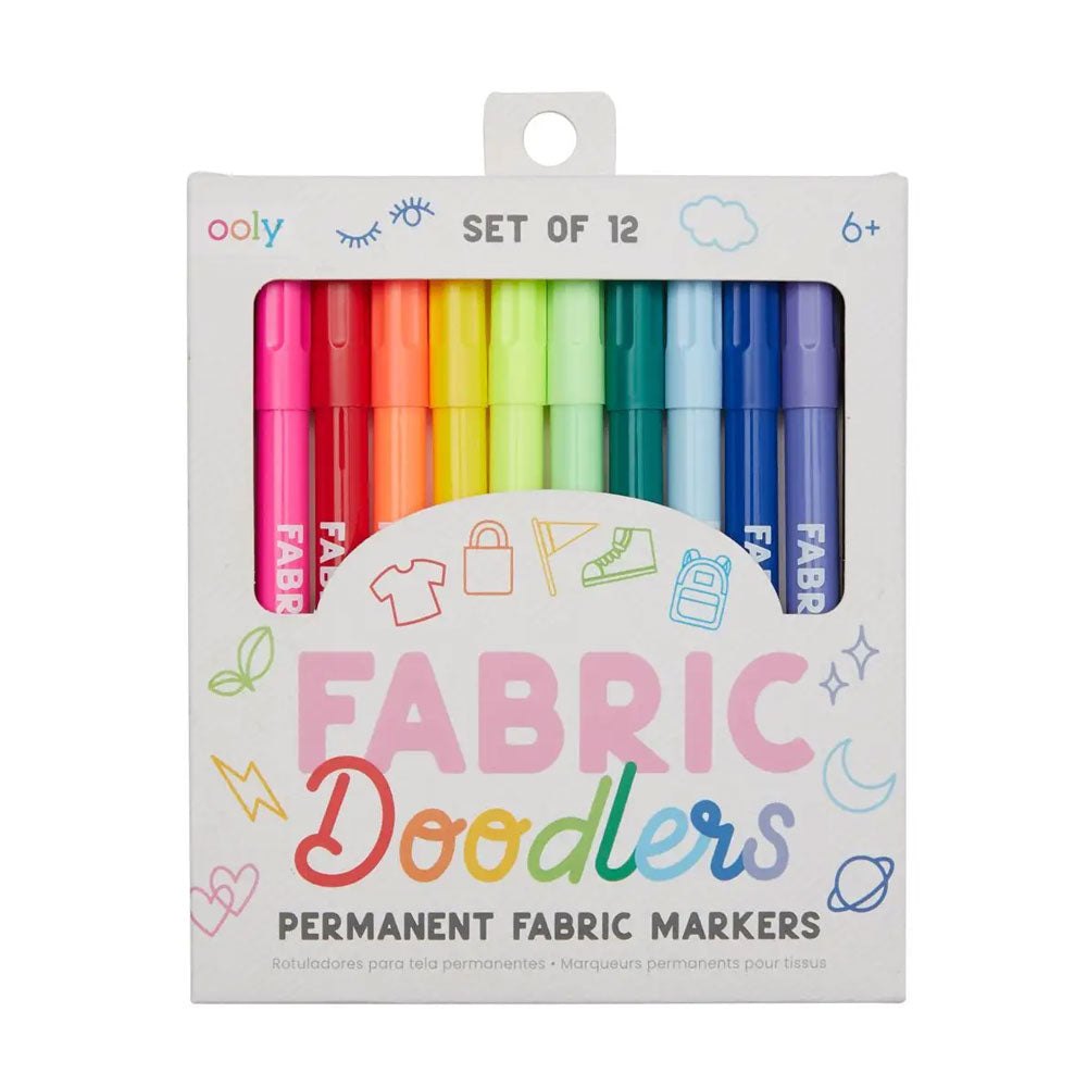 Fabric Doodlers Markers (Set of 12)