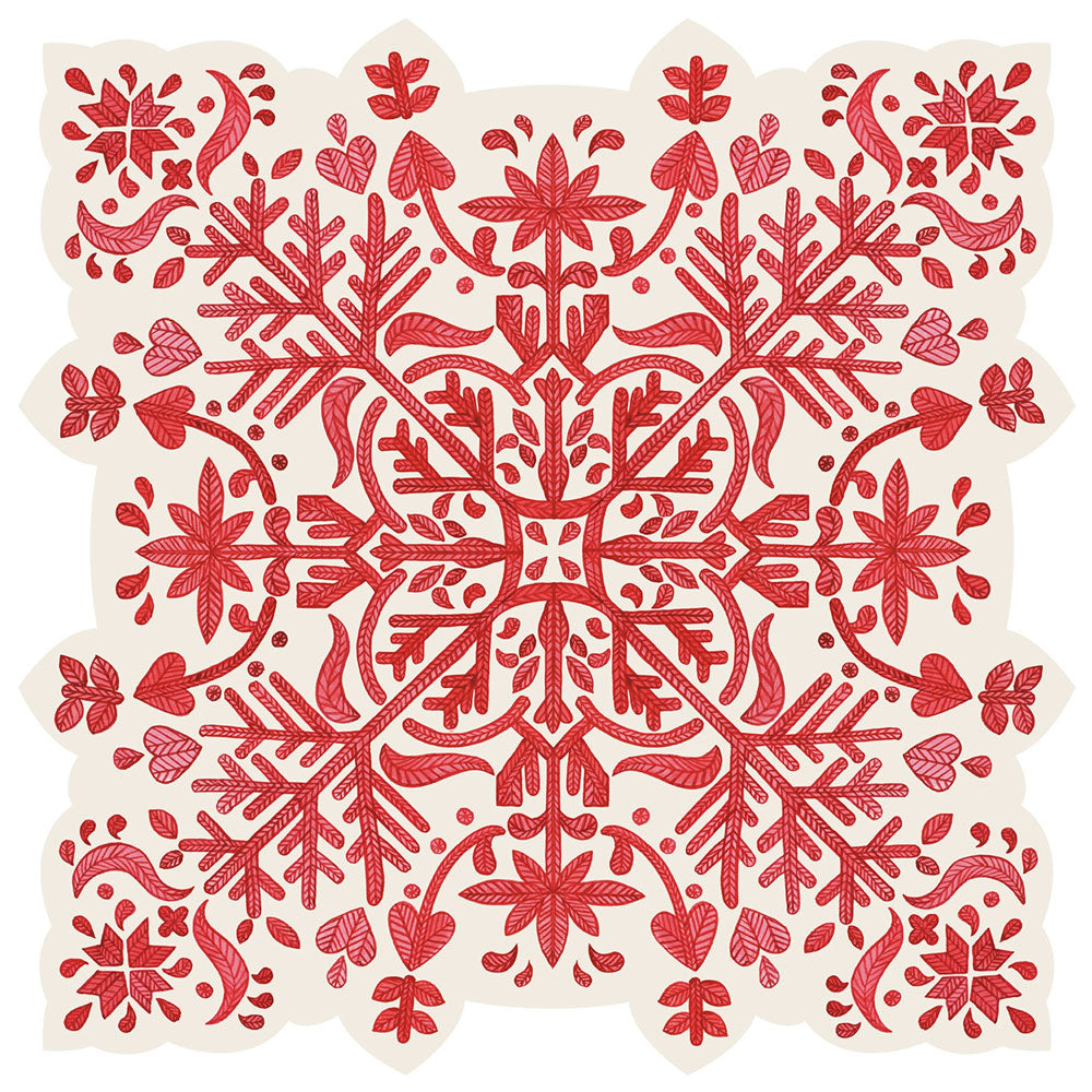 Holiday Paper Decorations - Fair Isle