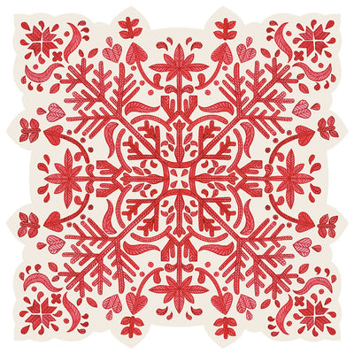 Holiday Paper Decorations - Fair Isle
