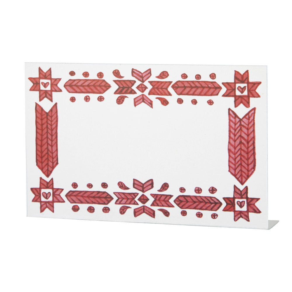 Holiday Paper Decorations - Fair Isle