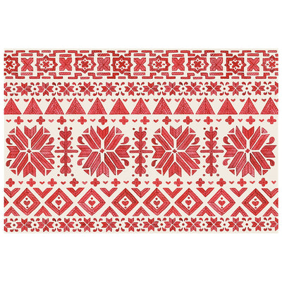 Holiday Paper Decorations - Fair Isle
