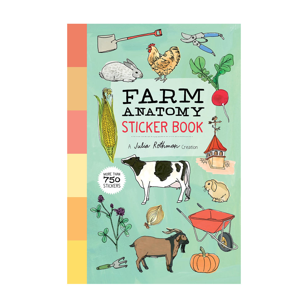 Farm Anatomy Sticker Book