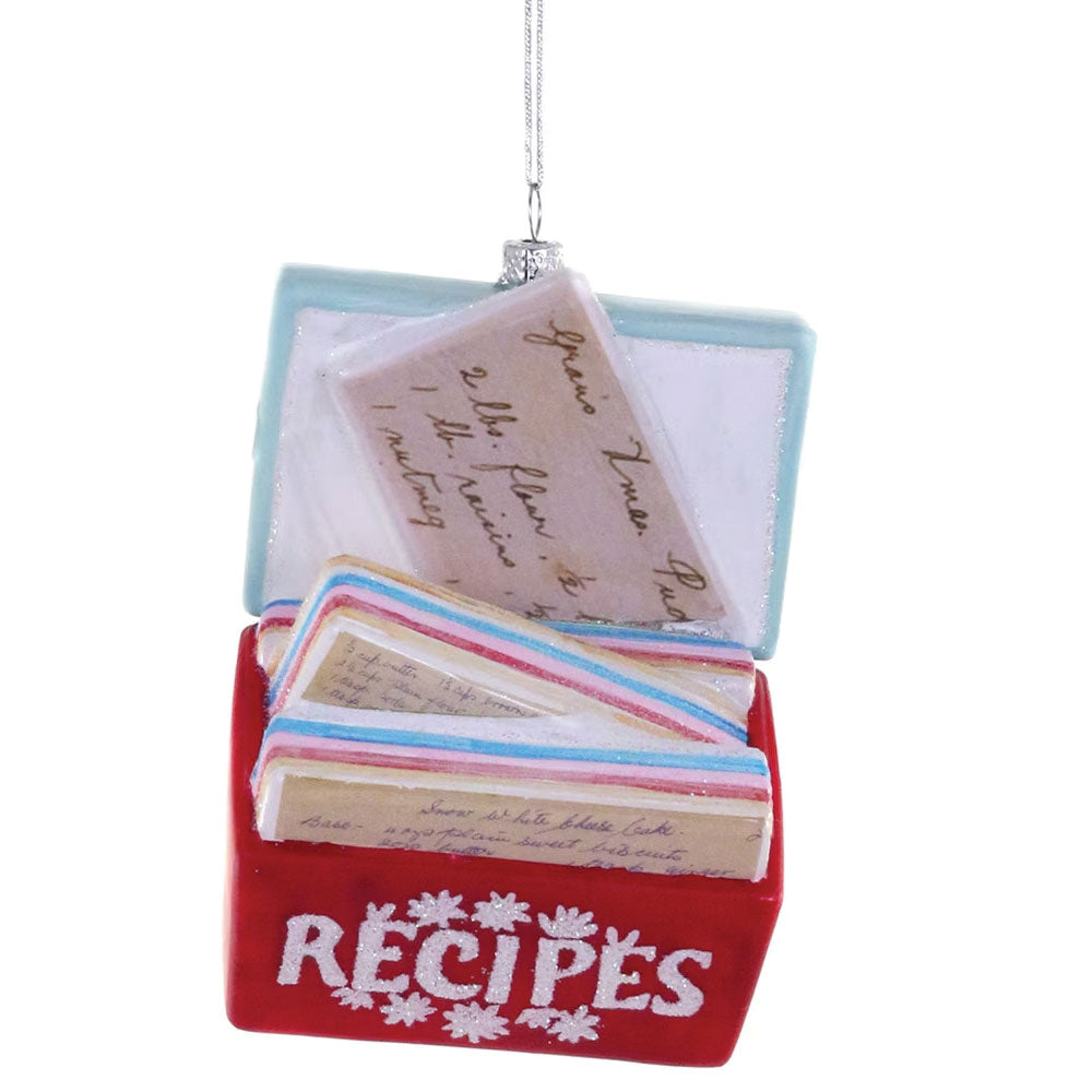 Favorite Recipes Red Ornament